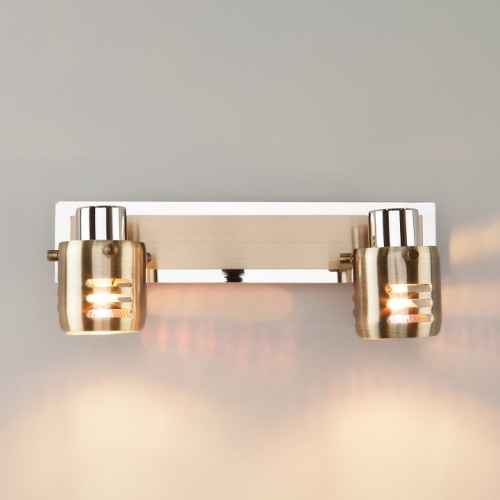 Спот Eurosvet Leonardo 23463/2 хром/бронза античная в Нижнем Новгороде фото 6