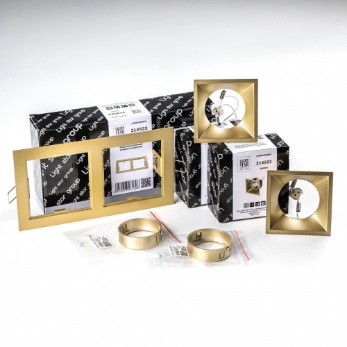 Встраиваемый светильник Lightstar Domino D5230303GMOD в Нижнем Новгороде фото 3