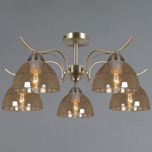 Люстра на штанге ILLUMICO AREZZO IL0733-5CSQ-25 AB AREZZO в Нижнем Новгороде