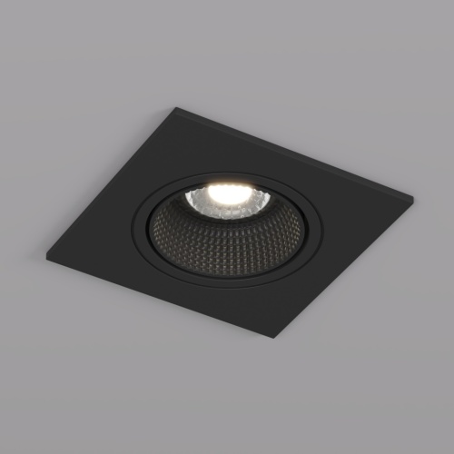 DK3071-BK Встраиваемый светильник, IP 20, 10 Вт, GU5.3, LED, черный/черный, пластик в Кольчугино