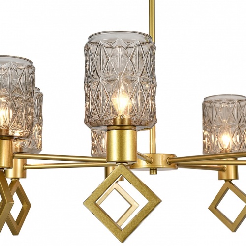 Люстра на штанге Indigo Preda 13025/7R Gold в Нижнем Новгороде фото 2