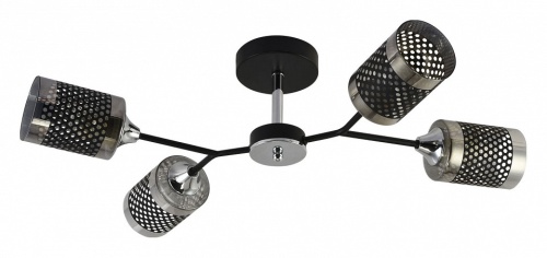 Люстра на штанге 01405-3.3-04B BK+CR в Нижнем Новгороде