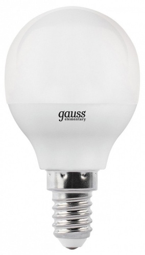 Лампа светодиодная Gauss LED Elementary Globe E14 6Вт 4100K 53126 в Нижнем Новгороде фото 7