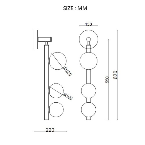 Бра Imperiumloft DOLL Gold DOLL01 в Нижнем Новгороде фото 11