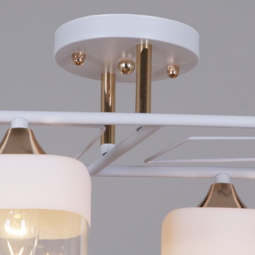 Люстра на штанге 06096-0.3-04 WH+FG в Нижнем Новгороде фото 2