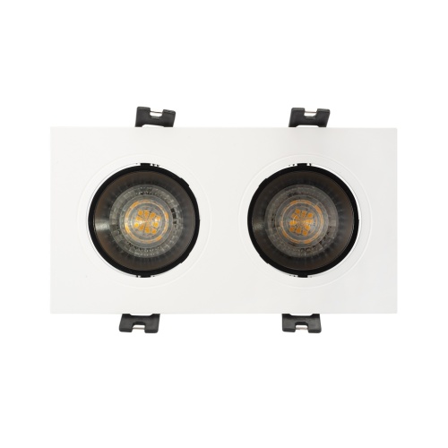 DK3022-WB Встраиваемый светильник, IP 20, 10 Вт, GU5.3, LED, белый/черный, пластик в Городце