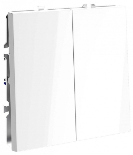 Переключатель перекрестный двухклавишный без рамки Voltum S70 VLS020501 в Нижнем Новгороде