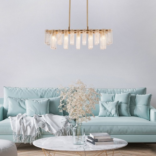 Люстра на штанге Indigo Brina 12027/10PL Brass в Нижнем Новгороде фото 4