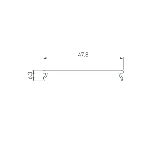 Экран SL-SEAMLESS-2500 OPAL (Arlight, Пластик) в Сычевке фото 3