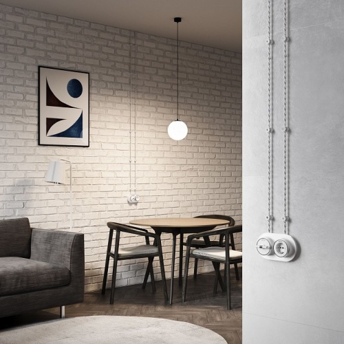 Изолятор керамический Werkel Vintage (белый матовый) W6433401 в Нижнем Новгороде фото 2