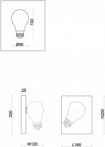 Бра Freya Evidence FR5372WL-01BS в Благовещенске фото 2