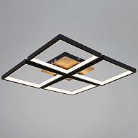 Потолочная люстра 78560-0.3-04 BK+WOOD в Нижнем Новгороде