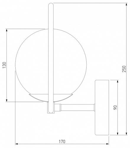 Бра Eurosvet Ringo 50289 золото в Нижнем Новгороде фото 2