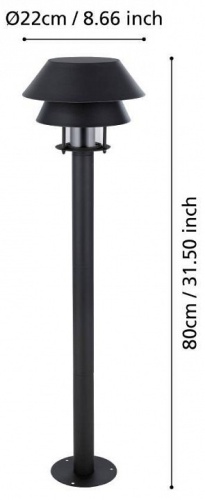 Наземный низкий светильник Eglo Chiappera 900803 в Нижнем Новгороде фото 2