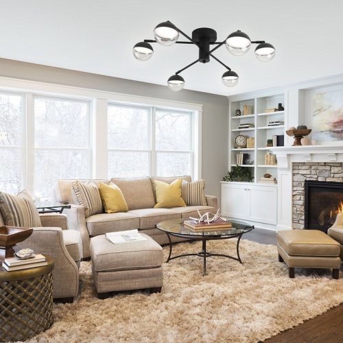 Люстра на штанге Escada DIVERSE 10271/6LED Black в Нижнем Новгороде фото 2