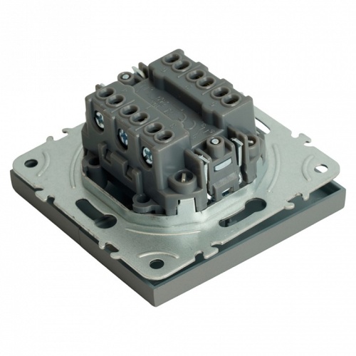 Переключатель двухклавишный без рамки Stekker Эмили 49947 в Нижнем Новгороде фото 3