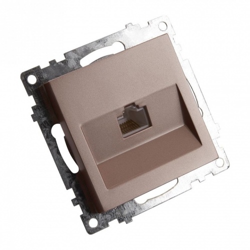 Розетка Ethernet RJ-45 без рамки Stekker Катрин 39599 в Нижнем Новгороде фото 6