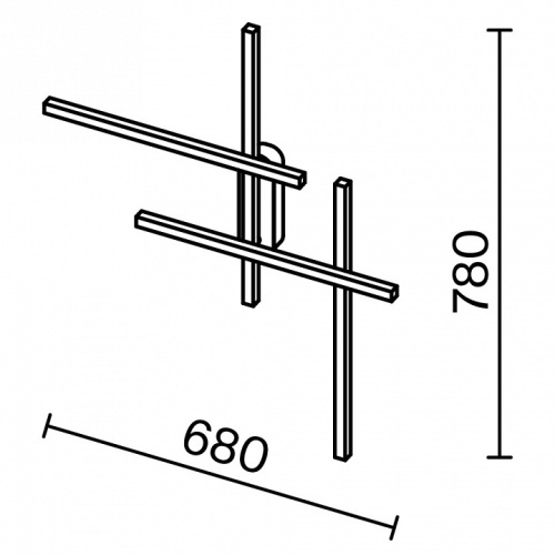 Накладной светильник Maytoni Halo MOD248WL-L24BK в Нижнем Новгороде фото 2
