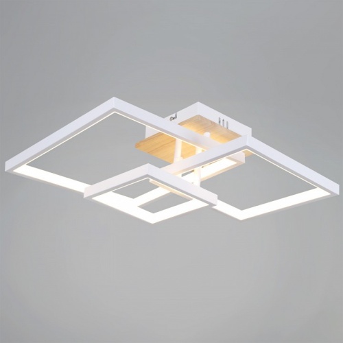 Люстра на штанге 98560-0.3-03 WH+WOOD в Нижнем Новгороде фото 5