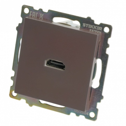 Розетка HDMI без рамки Stekker Катрин 50064 в Нижнем Новгороде фото 8