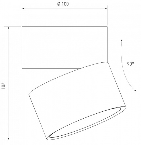 Накладной светильник Elektrostandard Klips a051772 в Нижнем Новгороде фото 3