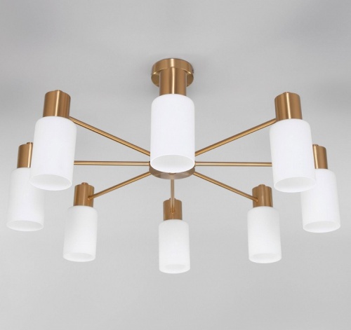 Люстра на штанге Eurosvet Vegga 70160/8 латунь в Нижнем Новгороде фото 2