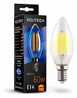 Лампа светодиодная Voltega Crystal E14 6Вт 2800K 7019 в Новой Ляле