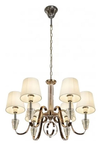 Подвесная люстра iLamp Alesti P2424-6 Nickel в Нижнем Новгороде фото 4