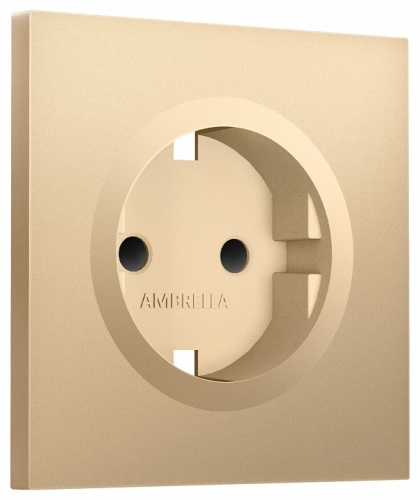 Накладка для розетки с заземлением и со шторками Ambrella Volt SIGMA SP8870 в Нижнем Новгороде