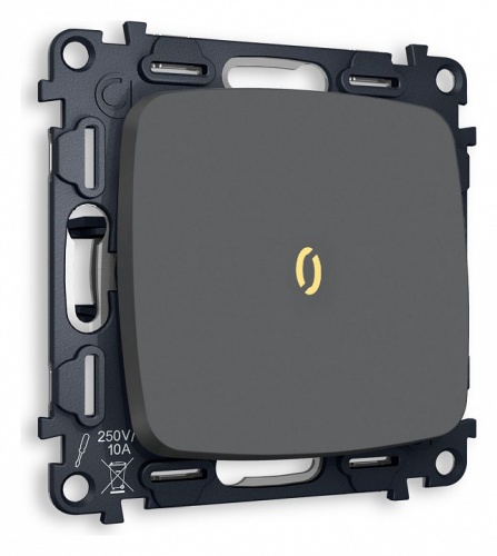 Выключатель одноклавишный с подсветкой без рамки Ambrella Volt OMEGA MO902010 в Нижнем Новгороде