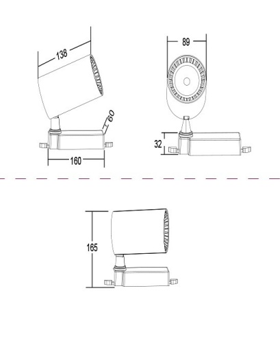 Светильник на штанге Maytoni Vuoro TR029-3-20W3K-W в Коркино фото 2