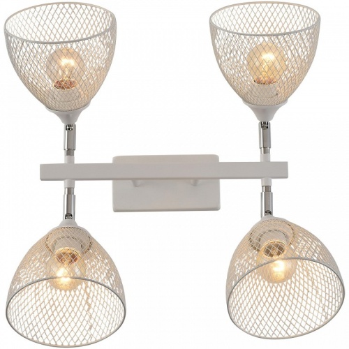 Люстра на штанге 01568-3.3-04 WH+CR в Нижнем Новгороде фото 4