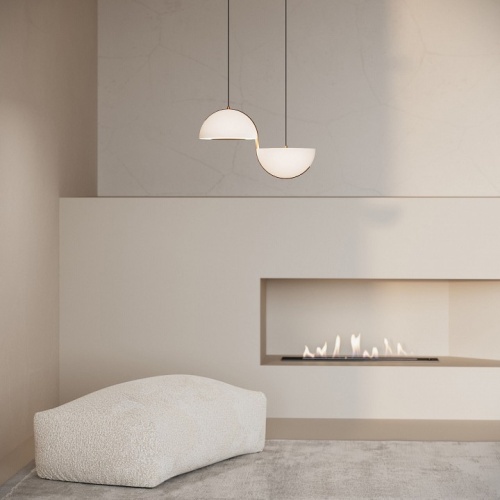 Подвесной светильник Eurosvet Emisfero 50083/2 LED золото в Нижнем Новгороде фото 3