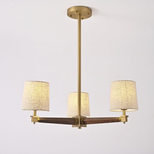 Люстра на штанге Imperiumloft Jorgenson Beige/Dark wood STAVRA01 в Нижнем Новгороде фото 6