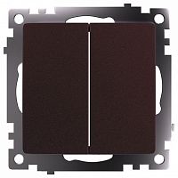 Переключатель двухклавишный без рамки Stekker Катрин 49170 в Нижнем Новгороде