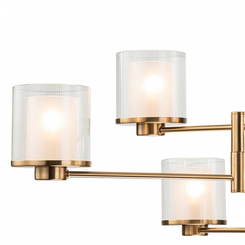 Люстра на штанге Indigo Bilancia 13023/6R Brass в Нижнем Новгороде фото 3