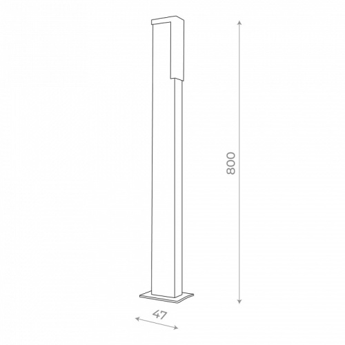 Наземный низкий светильник ST-Luce Posto SL096.445.02 в Нижнем Новгороде фото 7