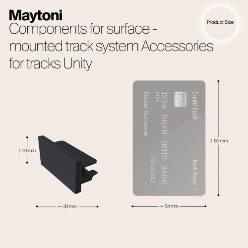 Соединитель Maytoni Accessories for tracks TRA001EC-11B в Звенигороде фото 2