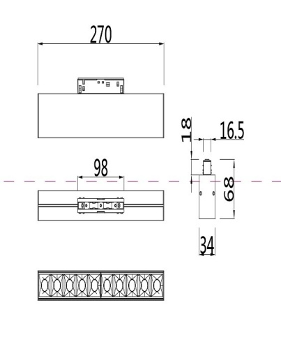 Накладной светильник Maytoni Points TR014-2-20W4K-B в Бородино фото 5