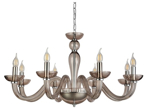 Подвесная люстра Newport ARLETTE 8648/С chrome coffee в Нижнем Новгороде