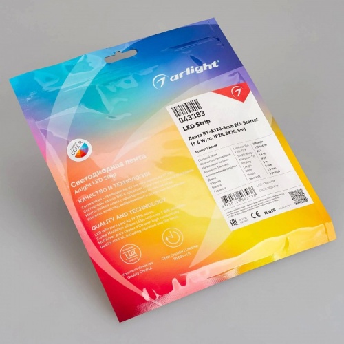 Лента светодиодная Arlight A120 24V 8mm 9.6 W/m 043383 в Нижнем Новгороде фото 3