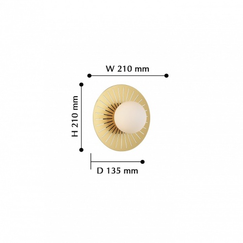 Бра Favourite Sonnenblume 2356-1W в Нижнем Новгороде фото 2