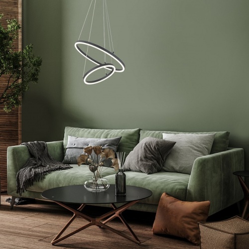 Подвесной светильник Escada Void 10254/2LED Black APP в Нижнем Новгороде фото 7