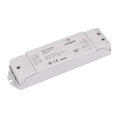 Диммер SMART-DIM105 (12-48V, 8A, TRIAC) (Arlight, IP20 Пластик, 5 лет) в Билибино фото 2