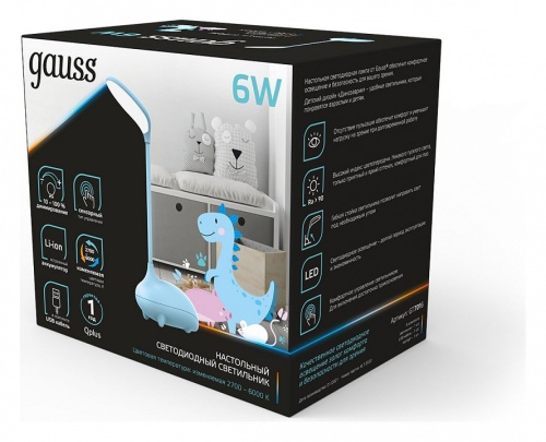 Настольная лампа декоративная Gauss Qplus GT7016 в Нижнем Новгороде фото 5