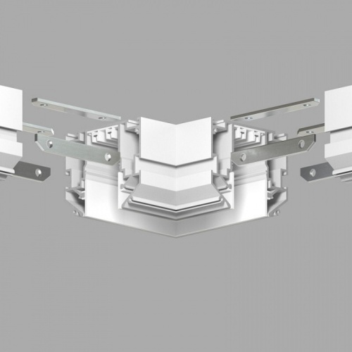 Соединитель угловой L-образный для треков встраиваемых Denkirs SMART ONE TR2026-WH в Нижнем Новгороде фото 3