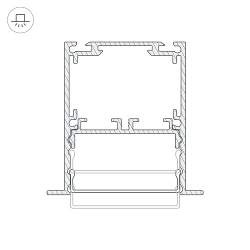 Профиль SL-LINIA52-3L-F-2000 ANOD BLACK (Arlight, Алюминий) в Тюмени фото 8