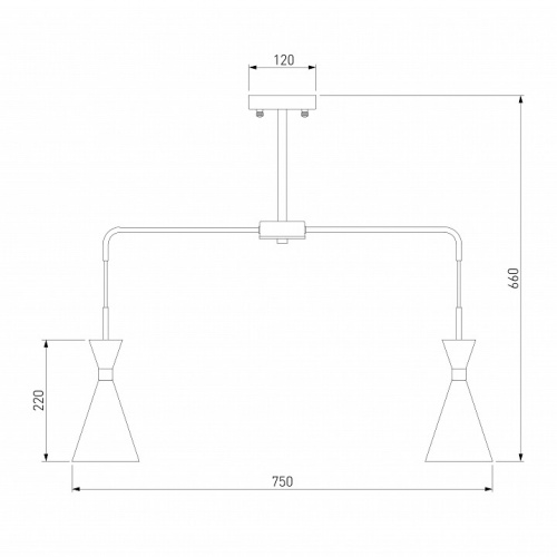 Люстра на штанге Bogate's Glustin 316/6 в Нижнем Новгороде фото 4