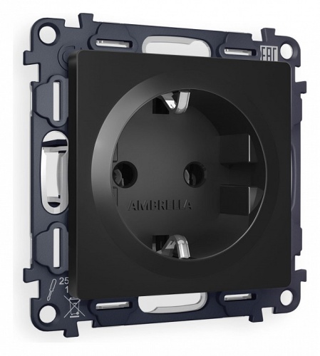 Розетка с заземлением, без рамки Ambrella Volt ALFA MA806010 в Нижнем Новгороде
