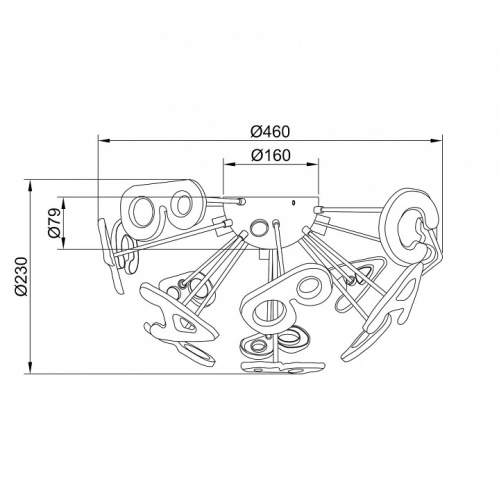 Накладной светильник MW-Light Улыбка 9 365013705 в Нижнем Новгороде фото 10